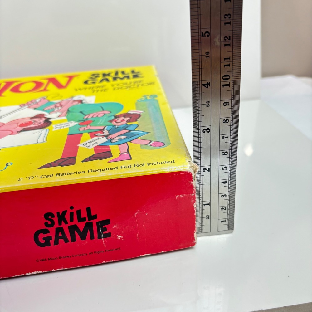 Vintage Game Operation 1965 Milton Bradley Skill Game Retro Toy - Picture 6 of 9